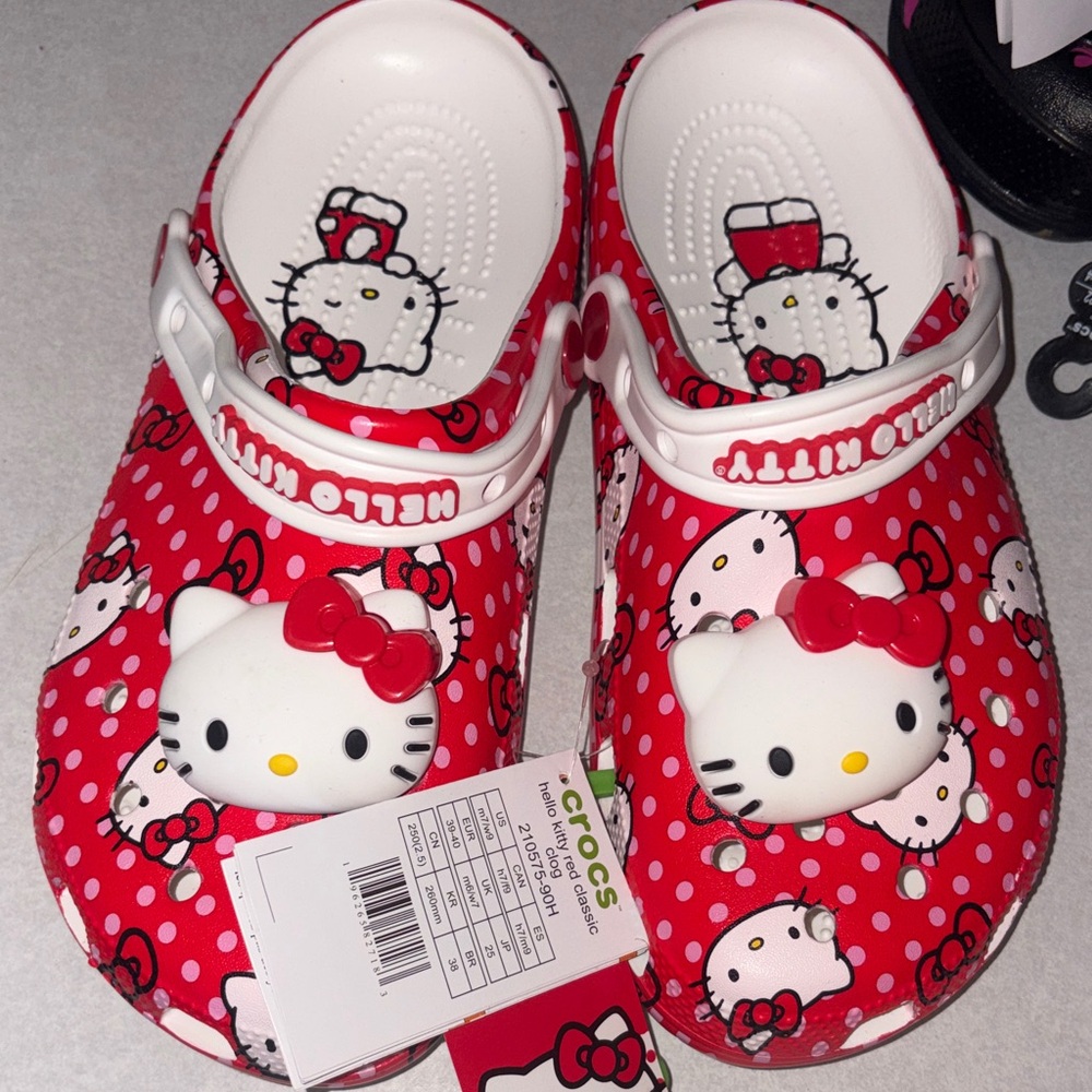 Hello Kitty Red and White Kids Sandals